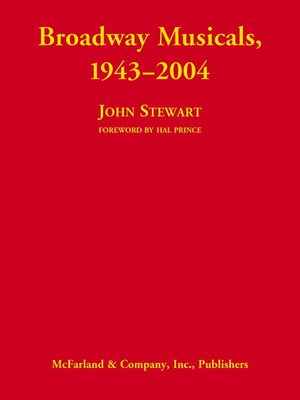 cover image of Broadway Musicals, 1943-2004